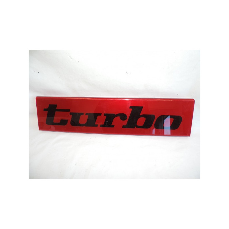 Red decorative plate "RABBIT"