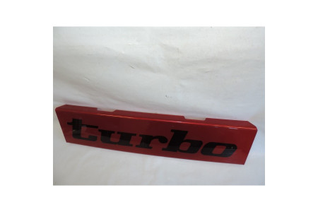 Red decorative plate "RABBIT"