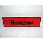 Plaque décorative arrière rouge "Horizon" MIRAGE