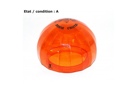 Orange rotating beacon lens ROTCAR 12016