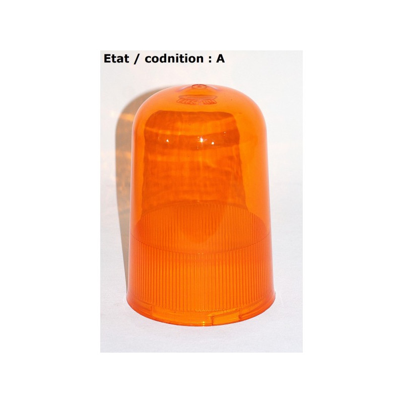 Orange rotating beacon lens Boule Cristal SIRENA 12050