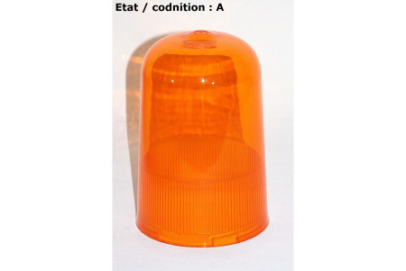 Cabochon feu gyrophare orange ELECTRA