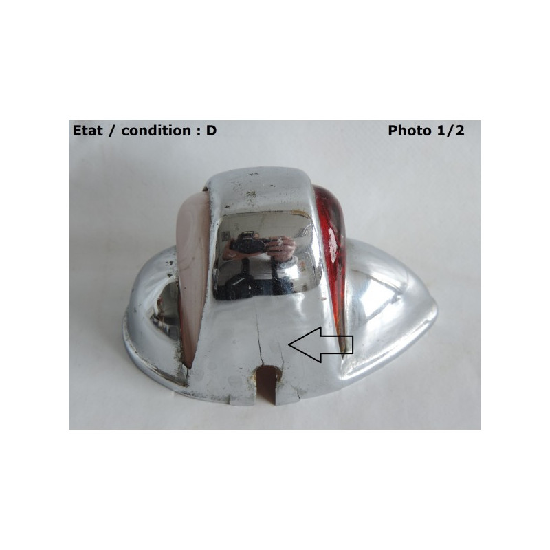 Cabochon feu clignotant latéral gauche HUSSEX R53 chromé