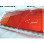 Right taillight lens HELLA K33320