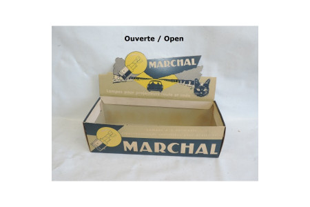 Boite de lampes présentoir MARCHAL