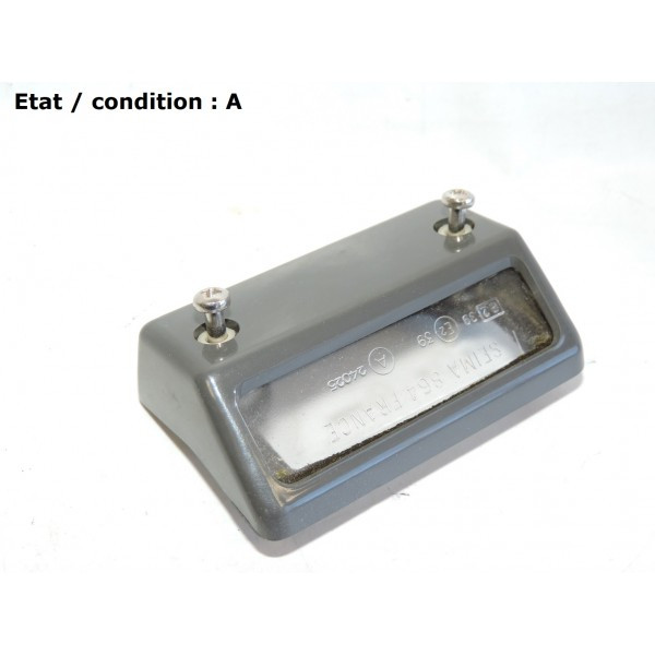 Cabochon feu plaque immatriculation SEIMA 864 (gris)