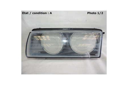 Verre de phare H1 + H1 gauche HELLA 9ES 143409-001
