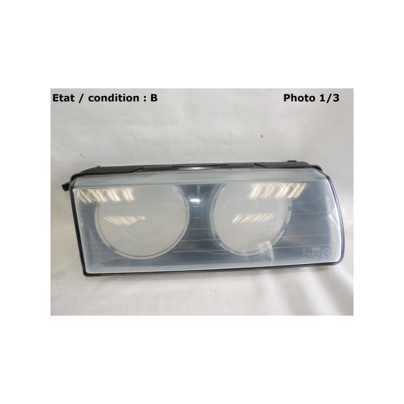 BMW série 3 E36 (90-94) - Verre de phare H1 + H1 droit HELLA 9ES 143410-001