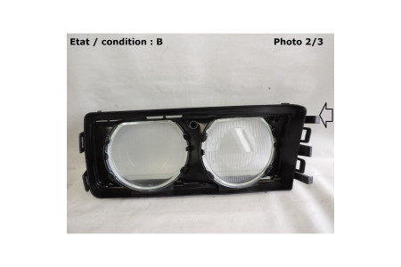 BMW serie 3 E36 (90-94) - Right headlight glass H1 + H1 HELLA 9ES 143410-001