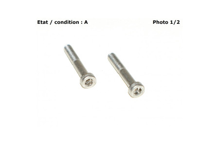 Paire vis spéciales en inox BTR 30mm pour CIBIE 150