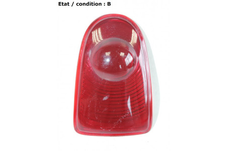 Red taillight lens (plastic)