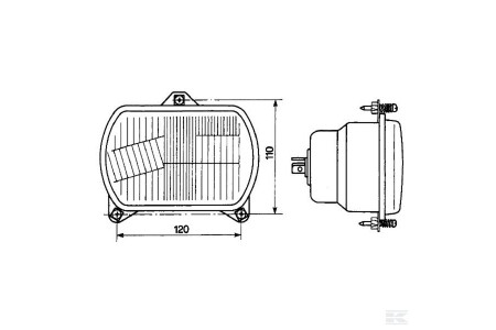 Headlight European Code ELMA 08.096.53