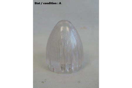 Cabochon feu gabarit cristal "obus" AUTEROCHE