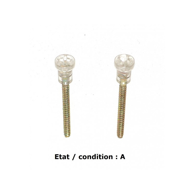 Pair of cristal screws 45mm
