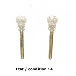 Pair of cristal screws 45mm