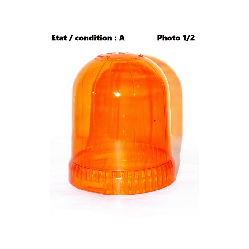 Cabochon feu gyrophare orange AJBA GF10