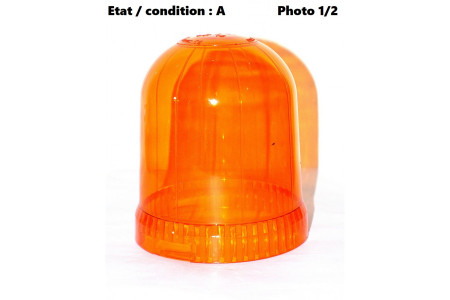 Cabochon feu gyrophare orange AJBA GF10