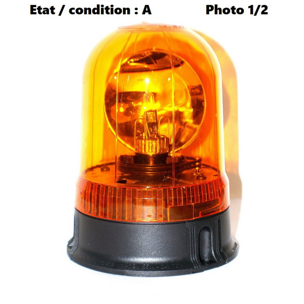 Feu gyrophare orange complet AJBA GF10