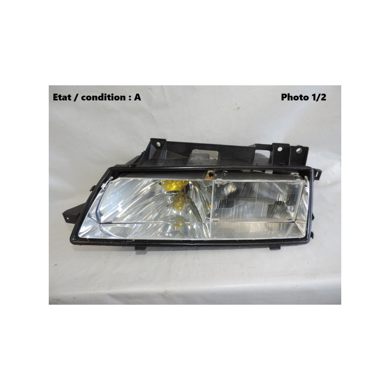 Left headlight H1 + H1 VALEO 085617 (yellow)