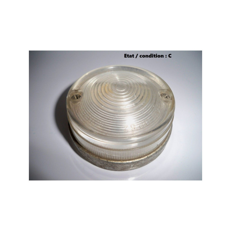 RENAULT R8 - Cabochon feu avant PK 6737 (cristal)