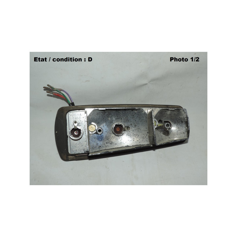 Right tailight bulb holder SEIMA 637D (chromed)