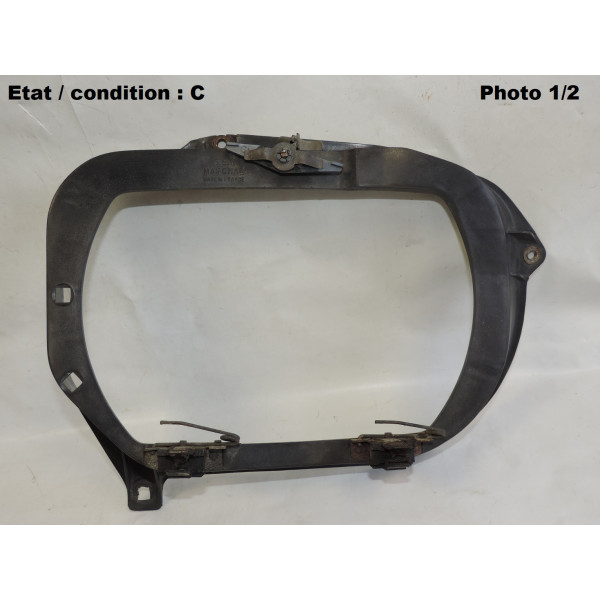 Bracket for squared headlight CIBIE ou SEV MARCHAL