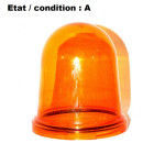 Cabochon feu gyrophare orange FER 240608