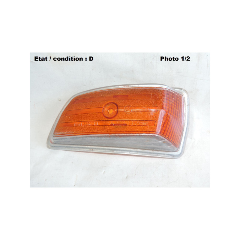 Right front light indicator lens SR K22693 (chromed)