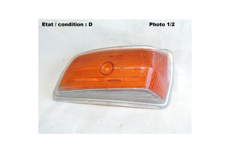 Cabochon feu clignotant avant droit SR K22693 (chromé)