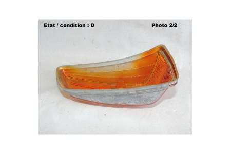 Right front light indicator lens SR K22693 (chromed)
