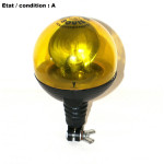 Complete orange rotating beacon 12V on pole SEV MARCHAL 64663012