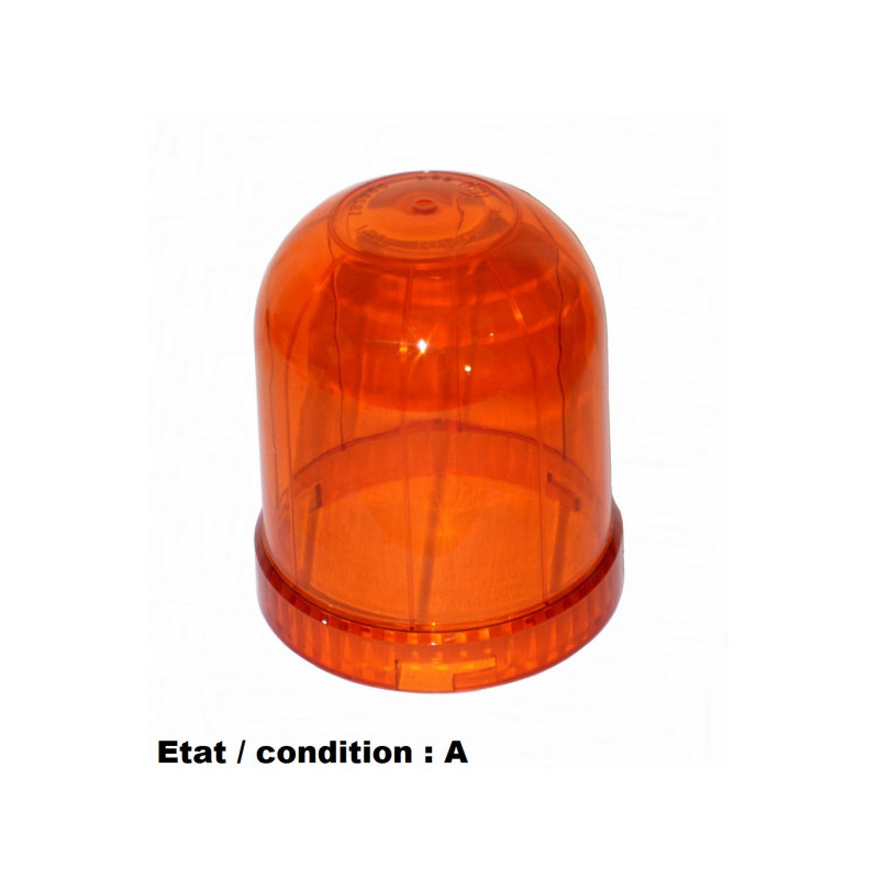 Cabochon feu gyrophare orange NICAR GLL