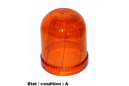 Cabochon feu gyrophare orange NICAR GLL