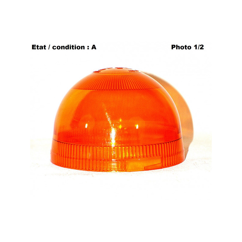 Cabochon feu gyrophare orange Pulsa Gyrosphère AJBA 60211