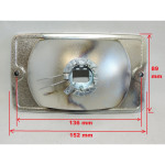White reflector headlight H3 SIEM 14710