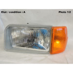 Left european code headlight with indicator SIEM 12760/12728
