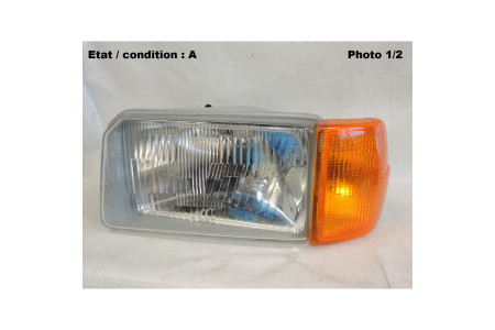 Left european code headlight with indicator SIEM 12760/12728