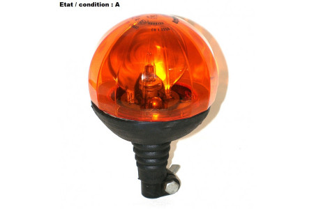 Feu gyrophare orange Boule Cristal SIRENA 12050