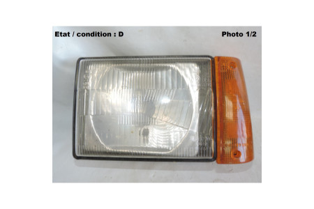 Left European Code headlight with indicator CARELLO 777
