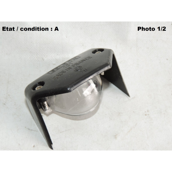 Cabochon feu plaque immatriculation GELBON 101