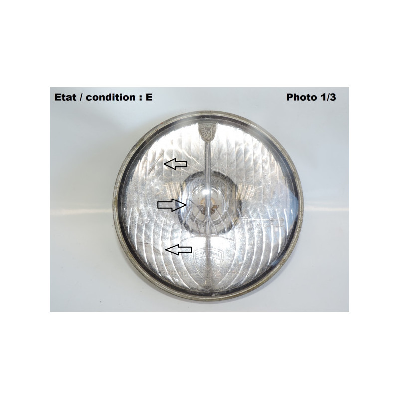 Glass for headlight MARCHAL Equilux ABTP 435