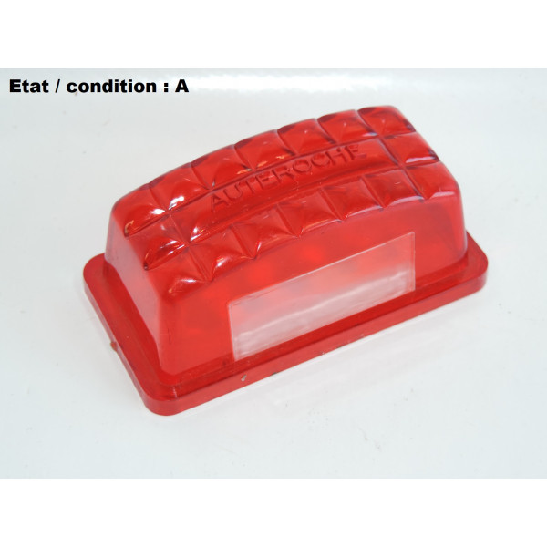 Cabochon feu rouge + éclairage plaque immatriculation AUTEROCHE