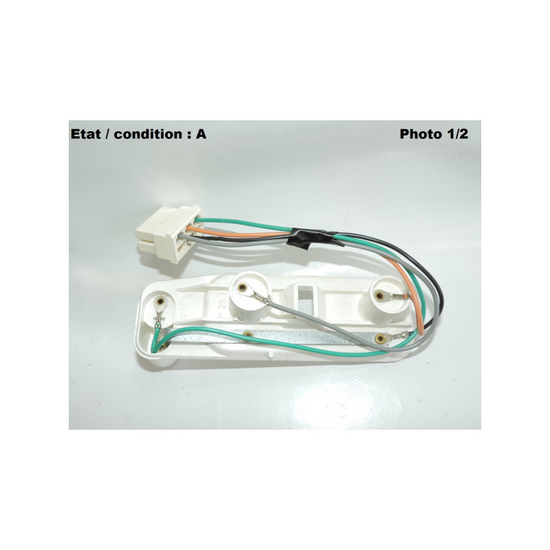 Taillight bulb holder CIBIE 8076AF (3 functions)