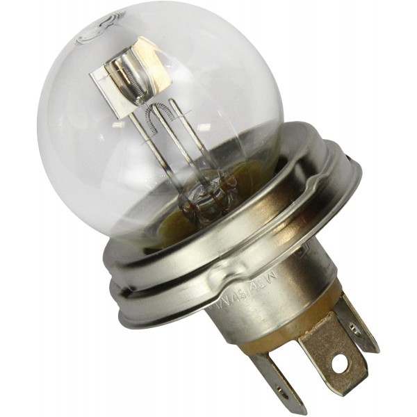 P45t - Bulb 12V  45/40W P45t european code clear (w/ hole)