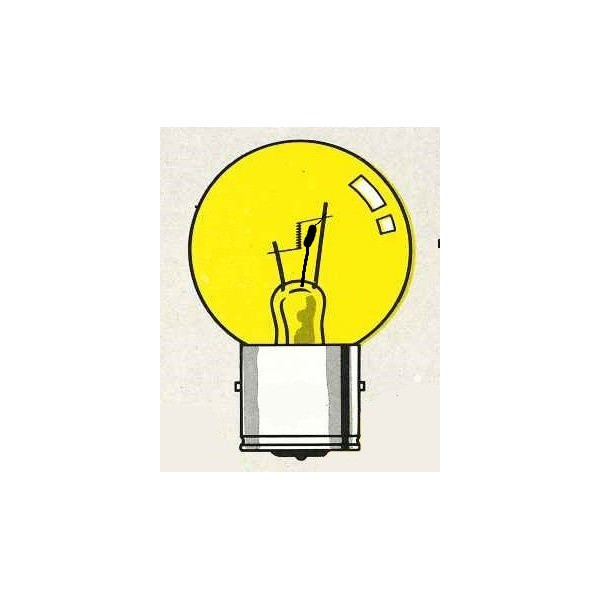 BA21d - Bulb 12V 45/15W yellow