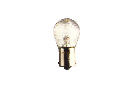 BA15d - Lampe 6V 18/4W ergots symétriques (verre granité)