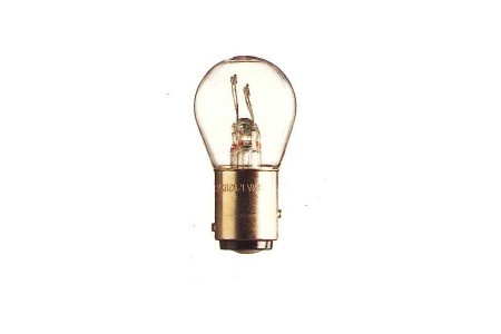 BAY15d - Lampe 6V 21/5W ergots décalés (verre lisse)