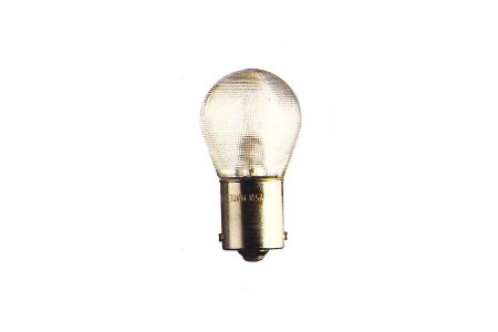 BA15s - Lampe 12V  7W 42mm (verre granité)