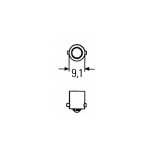 BA9s - Bulb 12V 4W yellow