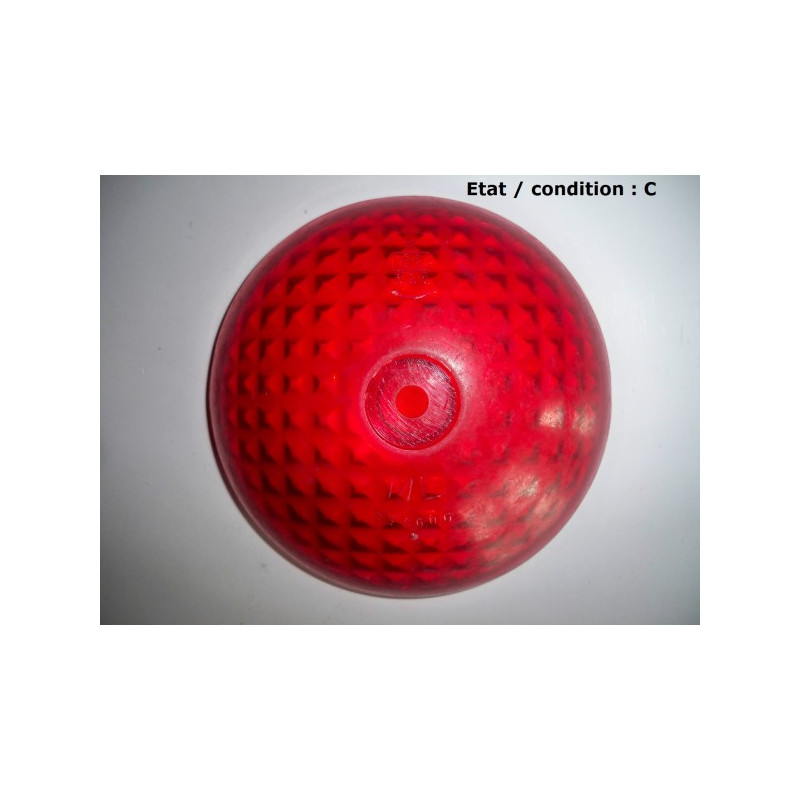 Cabochon feu rouge ML Super 55